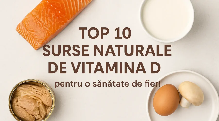 Top 10 alimente bogate în Vitamina D